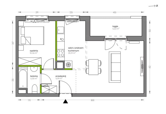 Mieszkanie 2-pokojowe Kraków Płaszów, ul. Myśliwska. Zdjęcie 25