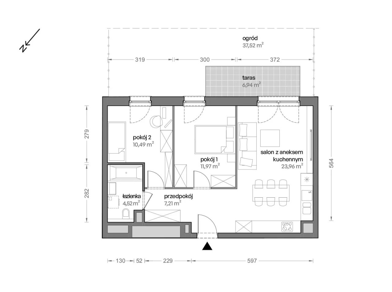 Mieszkanie 3-pokojowe Katowice Brynów, ul. Ceglana. Zdjęcie 7