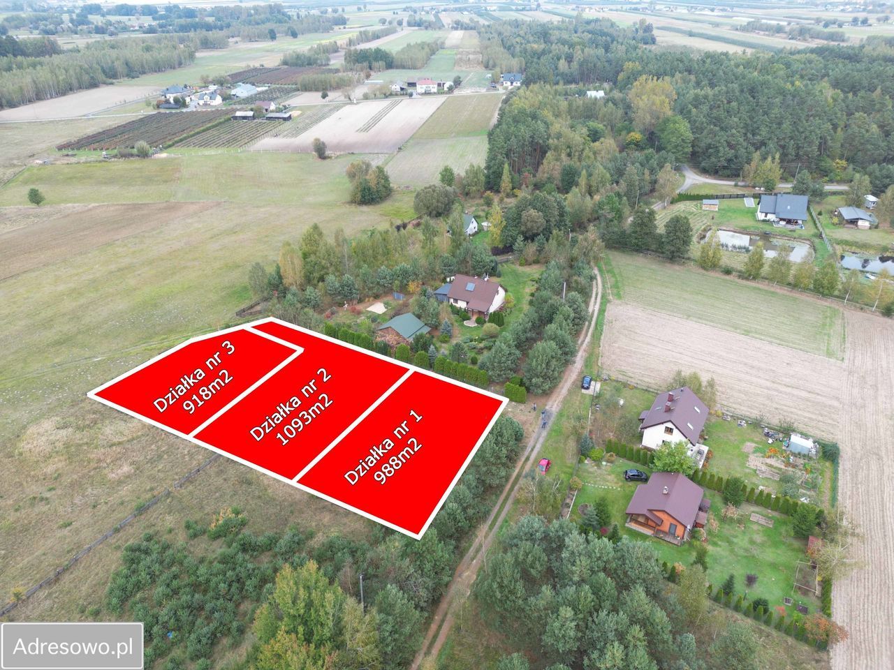 Działka budowlana Tyborów. Zdjęcie 3