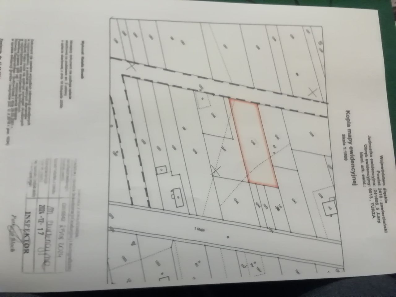 Działka budowlana Turza, ul. 1 Maja. Zdjęcie 2