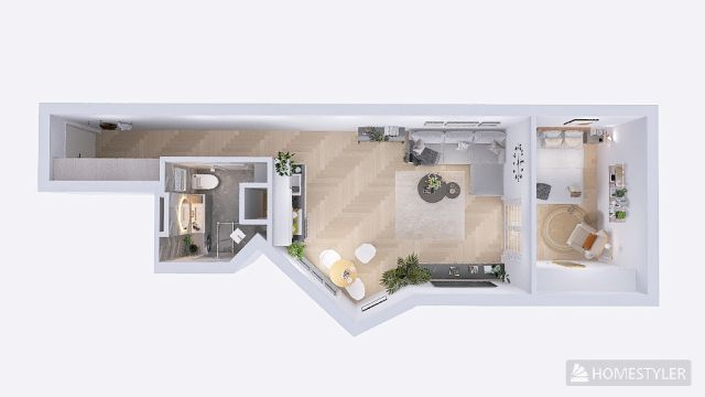 Mieszkanie 2-pokojowe Szczecin, al. Papieża Jana Pawła II. Zdjęcie 10