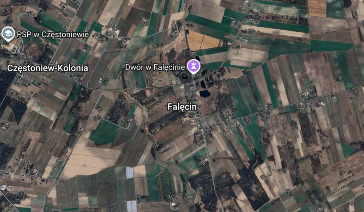 Działka rolno-budowlana Falęcin