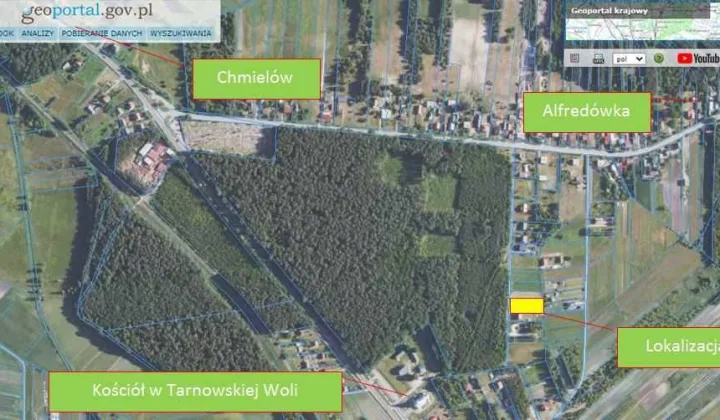 Działka rolno-budowlana Tarnowska Wola