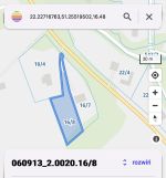 Działka rolno-budowlana Wojciechów-Kolonia Piąta