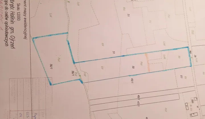 Działka rolno-budowlana Halinin