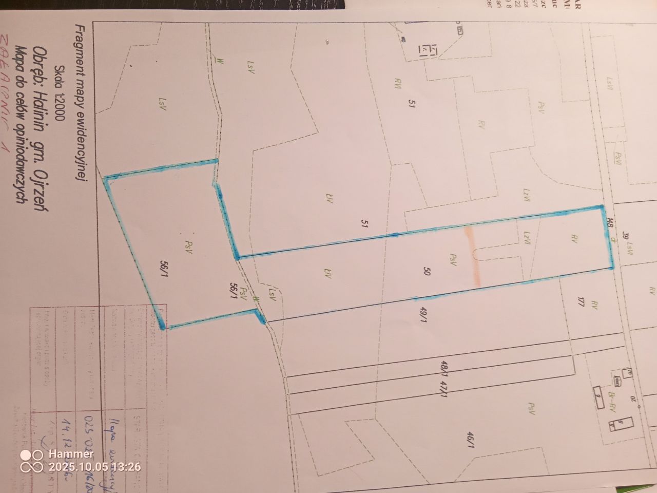 Działka rolno-budowlana Halinin