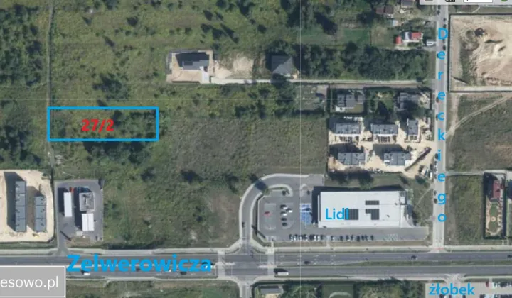 Działka budowlana Lublin Czechów, ul. Mirosława Dereckiego