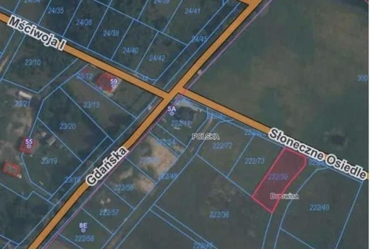Działka budowlana Borowina, ul. Gdańska. Zdjęcie 2