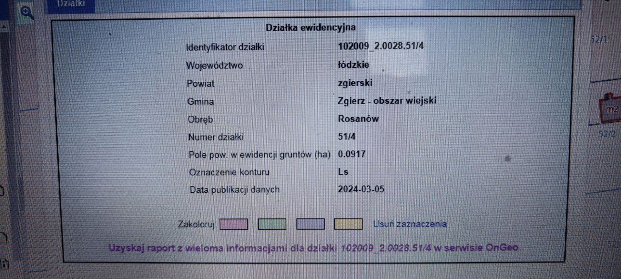 Działka leśna Rosanów, ul. Zielona. Zdjęcie 7