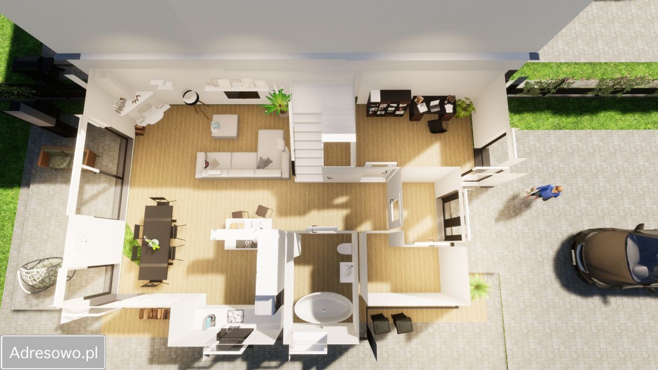 bliźniak, 5 pokoi Nowy Sącz, ul. Zakole. Zdjęcie 15