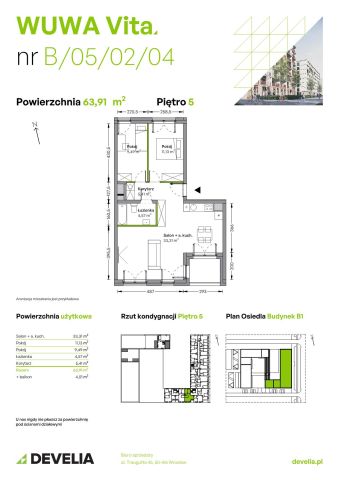 Mieszkanie 3-pokojowe Wrocław Żerniki, ul. Tadeusza Brzozy. Zdjęcie 6