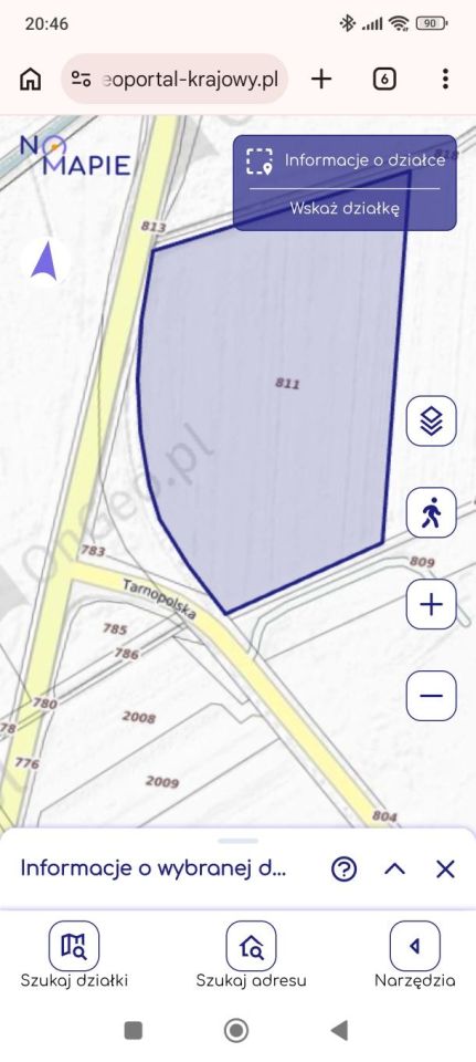 Działka rolna Jasień, ul. Tarnopolska. Zdjęcie 2