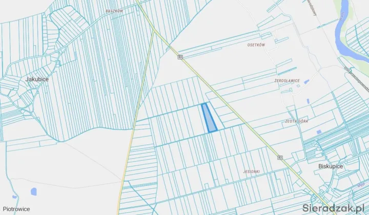 Działka rolna Biskupice