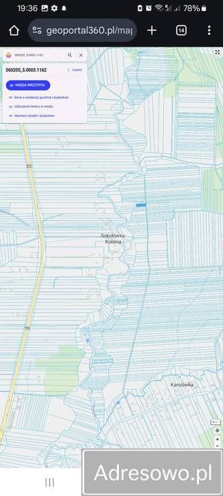 Działka rolna Karolówka. Zdjęcie 9