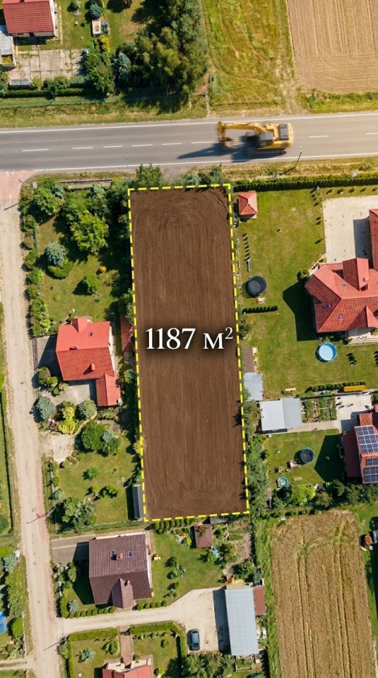 Działka budowlana Strupina, ul. Piastowska. Zdjęcie 1