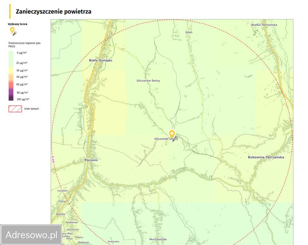 Działka budowlana Gliczarów Górny, ul. Wierchy. Zdjęcie 3