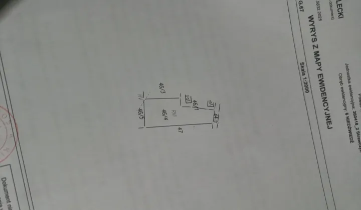 Działka budowlana Niedźwiedź