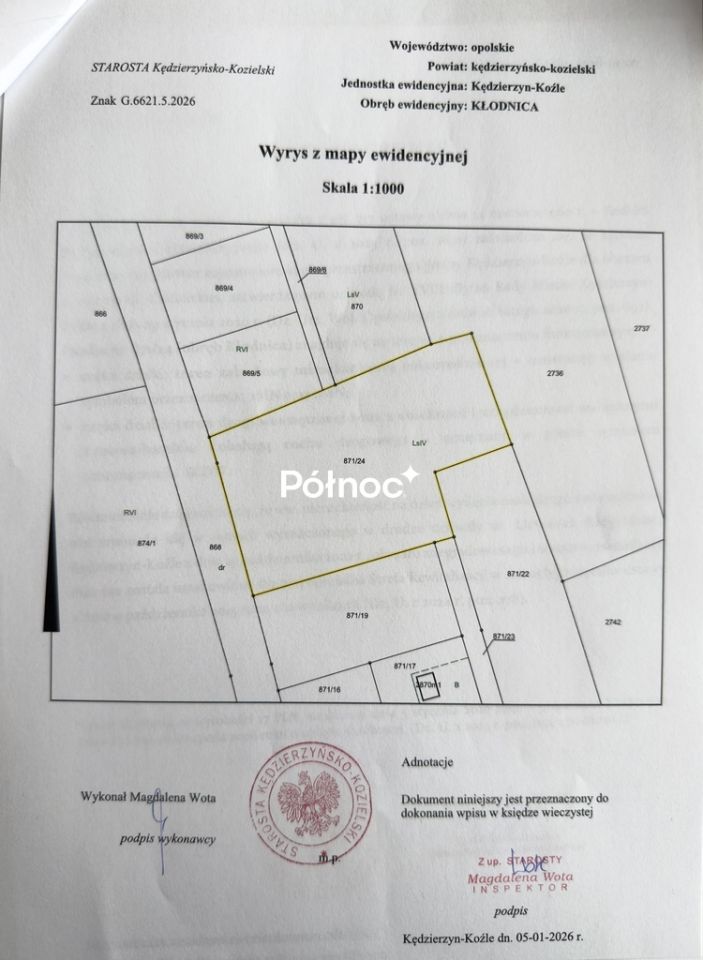 Działka budowlana Kędzierzyn-Koźle Kłodnica. Zdjęcie 22