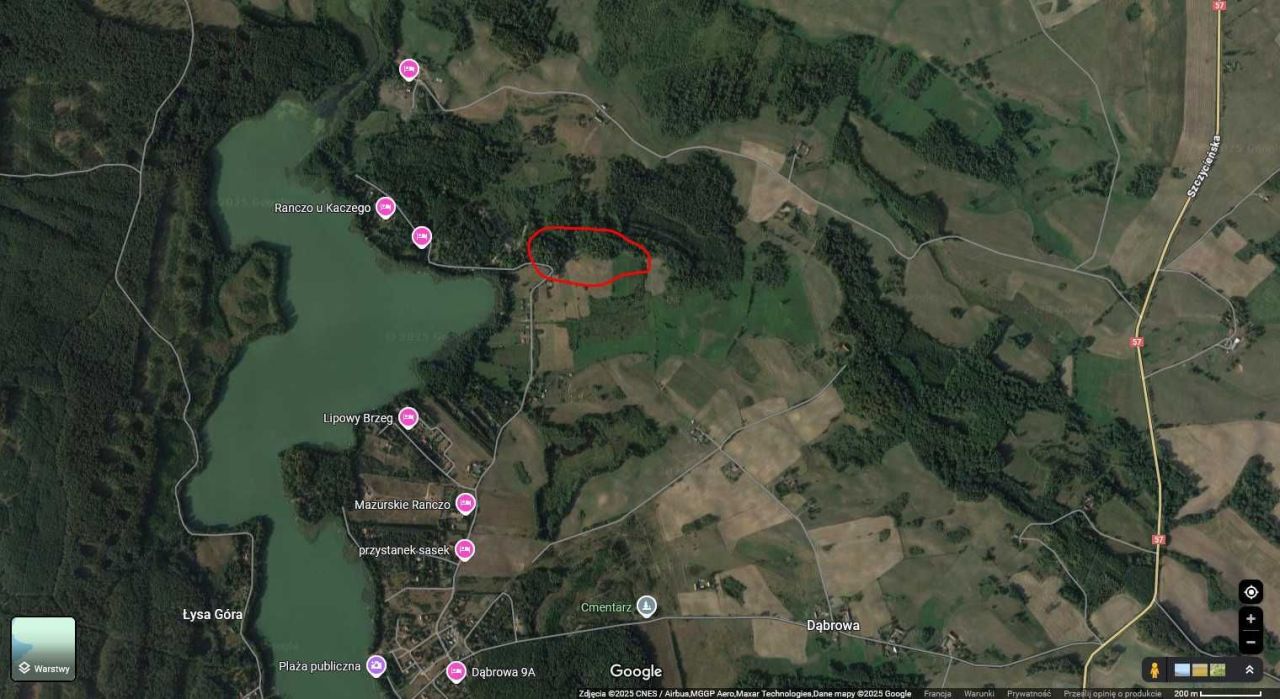 Działka rekreacyjna Dąbrowa. Zdjęcie 8