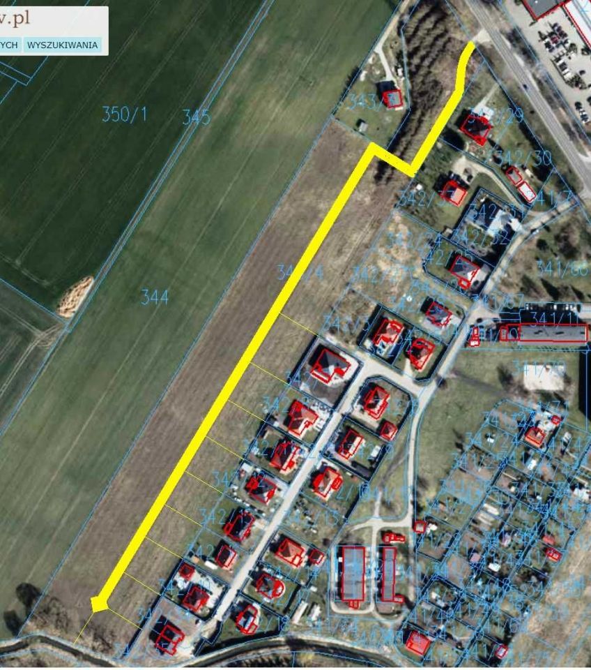 Działka budowlana Deszczno. Zdjęcie 3