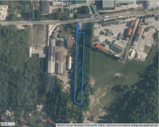 Działka inwestycyjna Pińczów, ul. Przemysłowa