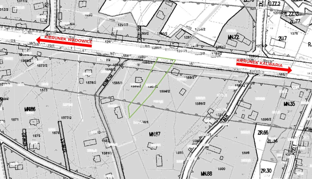 Działka budowlana Barwałd Górny. Zdjęcie 2