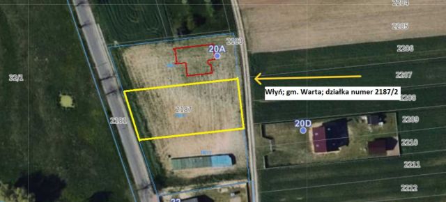 Działka budowlana Włyń. Zdjęcie 9