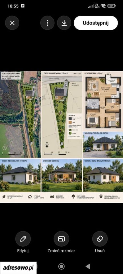 Działka budowlana Zgliniec. Zdjęcie 2