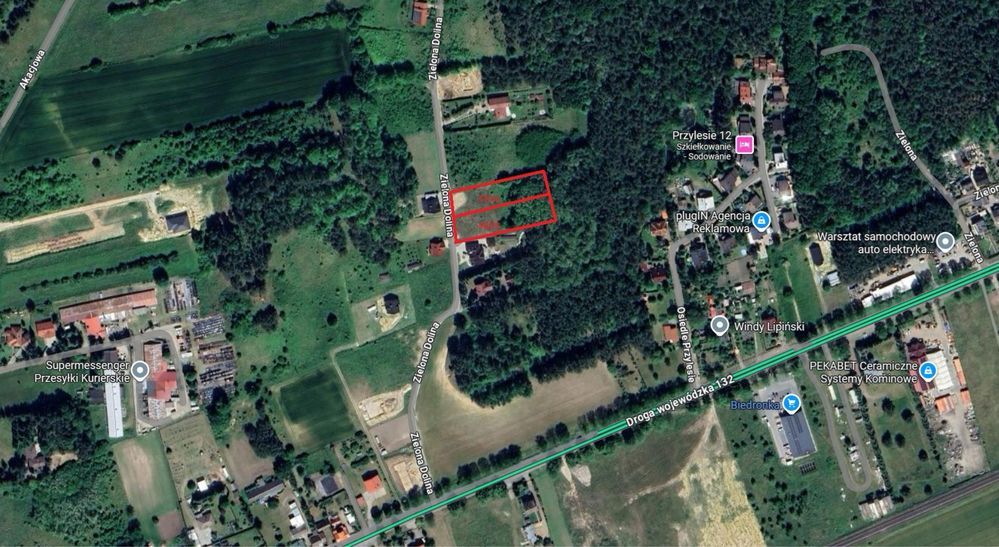 Działka budowlana Jenin, ul. Zielona Dolina. Zdjęcie 5