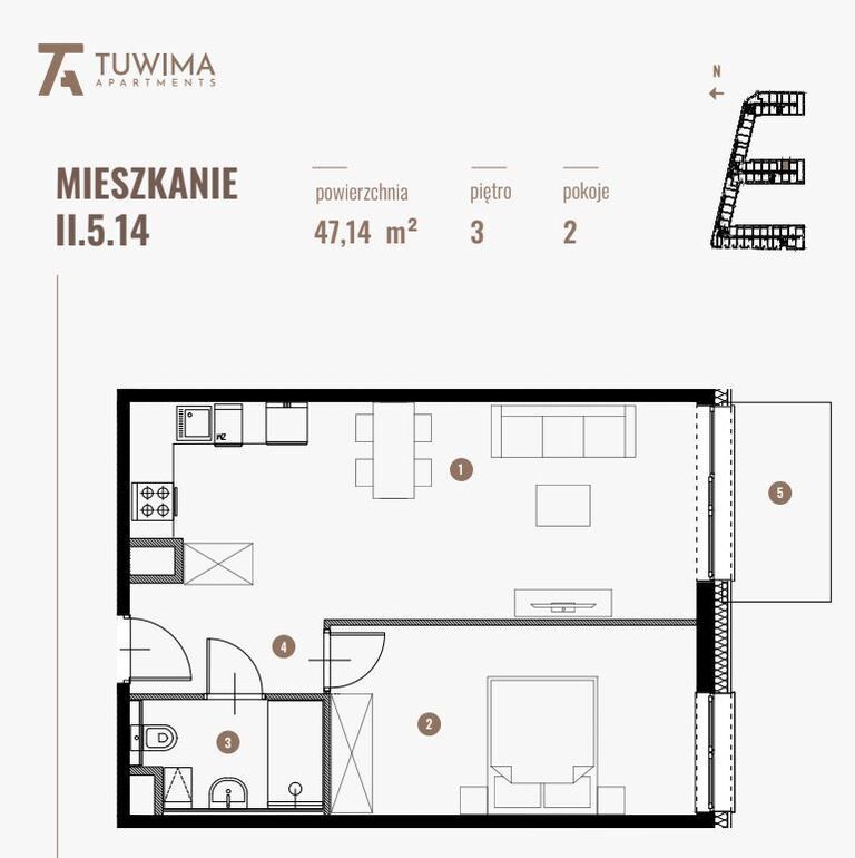 Mieszkanie 2-pokojowe Łódź Widzew, ul. Juliana Tuwima. Zdjęcie 10