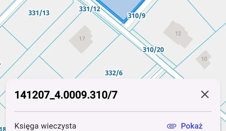 Działka budowlana Halinów, ul. Baśniowa