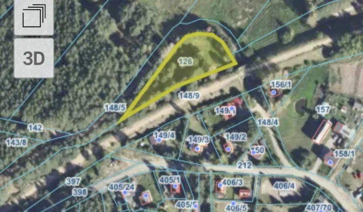 Działka budowlana Ocypel, ul. Wczasowa