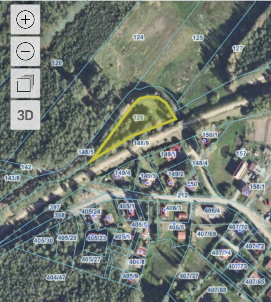 Działka budowlana Ocypel, ul. Wczasowa. Zdjęcie 1