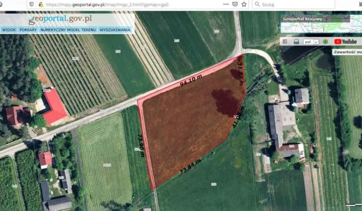 Działka budowlana Zalesie-Kolonia