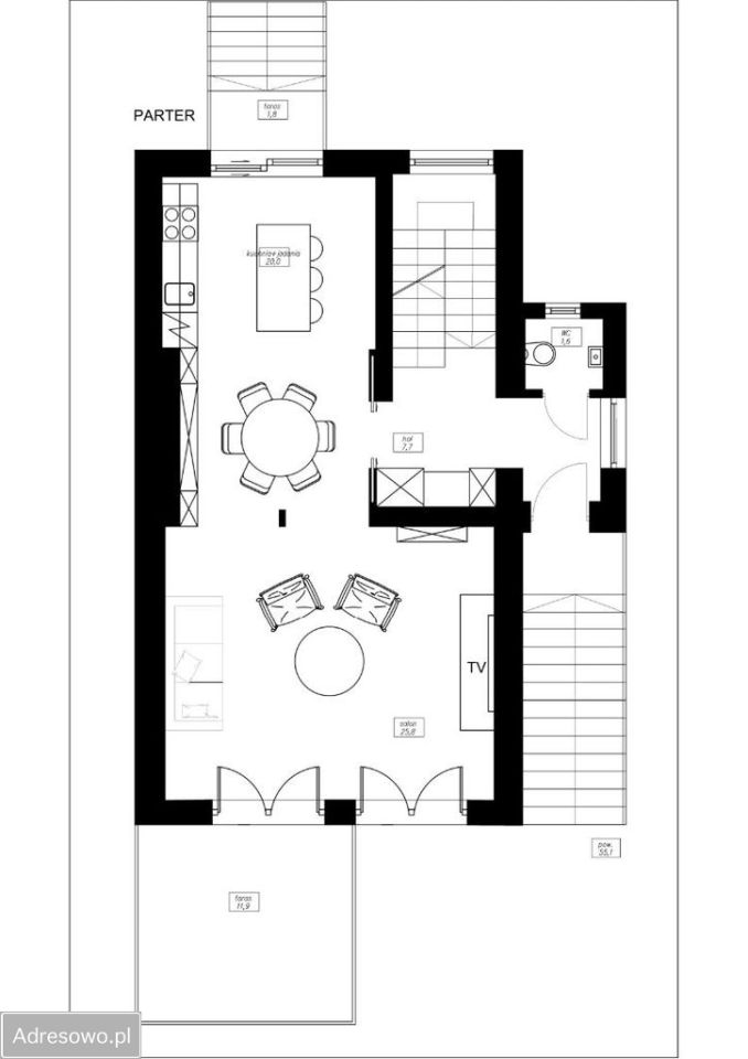bliźniak, 7 pokoi Gdynia Redłowo, ul. Powstania Wielkopolskiego. Zdjęcie 9