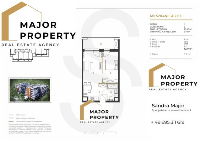 Mieszkanie 2-pokojowe Międzyzdroje. Zdjęcie 3