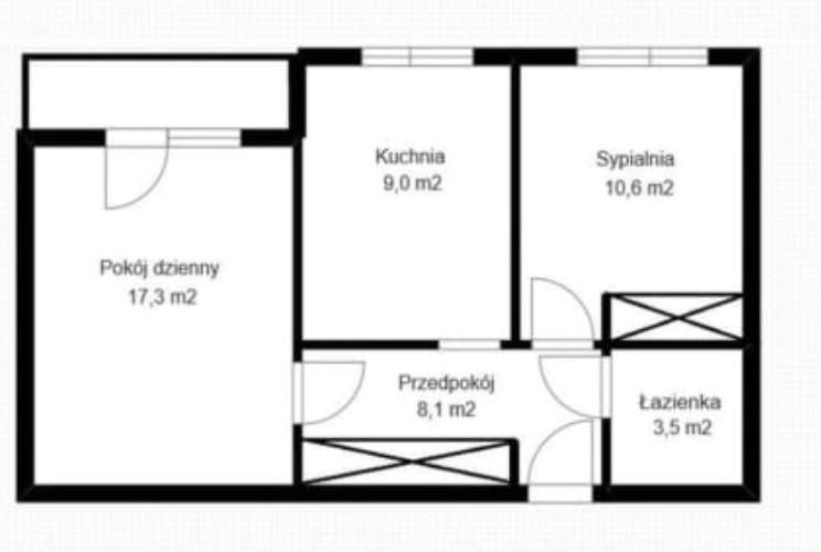 Mieszkanie 2-pokojowe Kraków Płaszów, ul. ks. Ignacego Stoszki. Zdjęcie 10