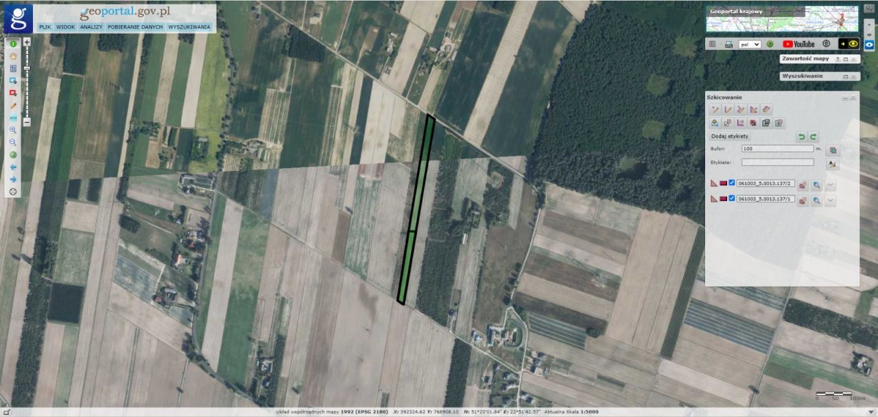 Działka rolno-budowlana Witaniów. Zdjęcie 8