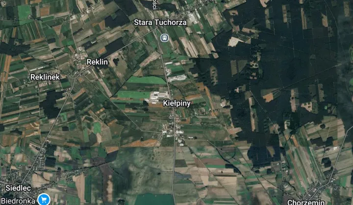 Działka rolna Kiełpiny