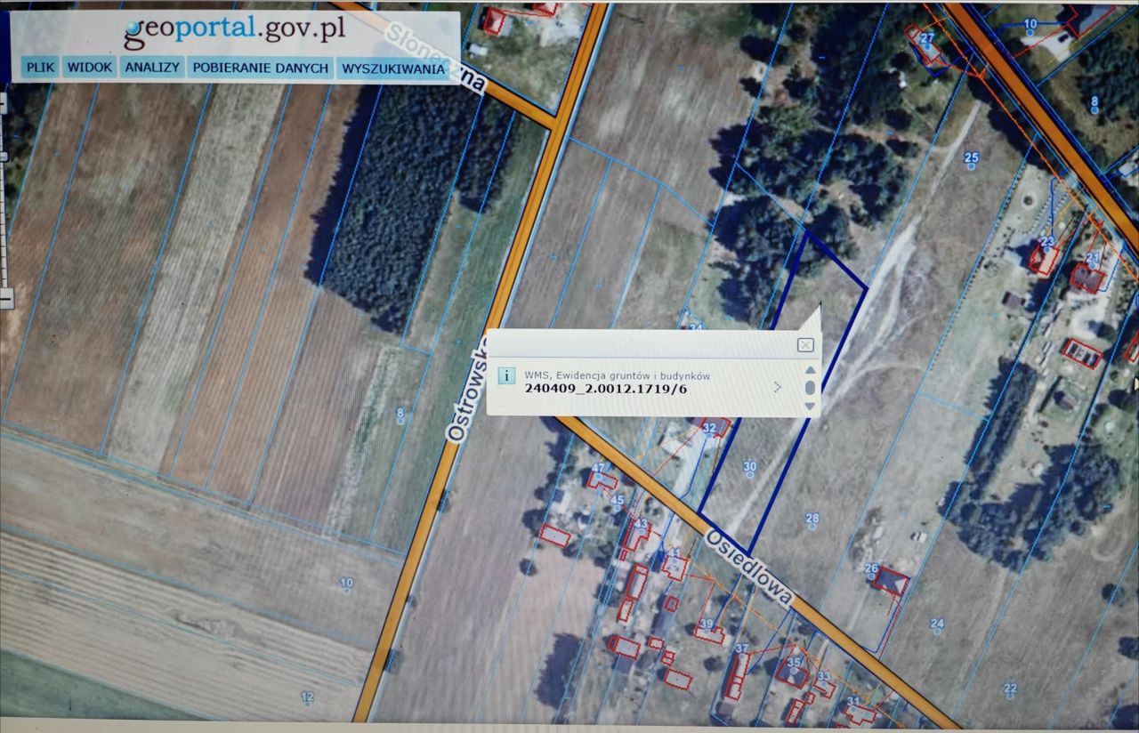 Działka rolno-budowlana Podlesie, ul. Osiedlowa. Zdjęcie 2