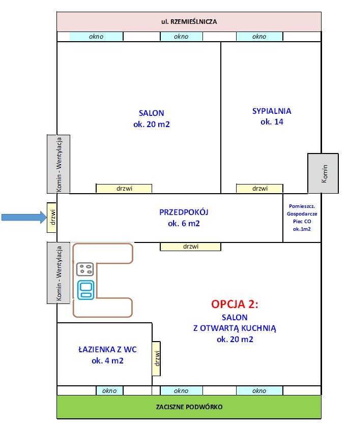Mieszkanie 3-pokojowe Legnica, ul. Rzemieślnicza. Zdjęcie 22