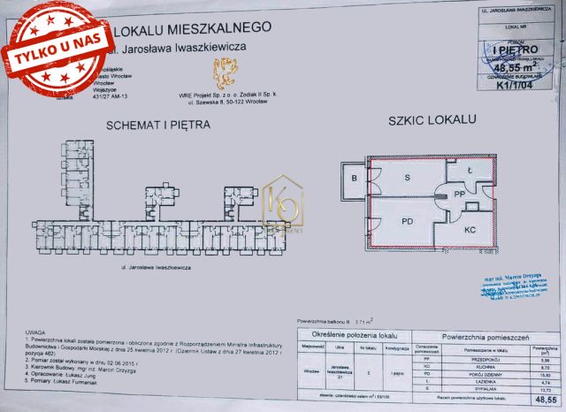 Mieszkanie 2-pokojowe Wrocław Wojszyce, ul. Jarosława Iwaszkiewicza. Zdjęcie 15