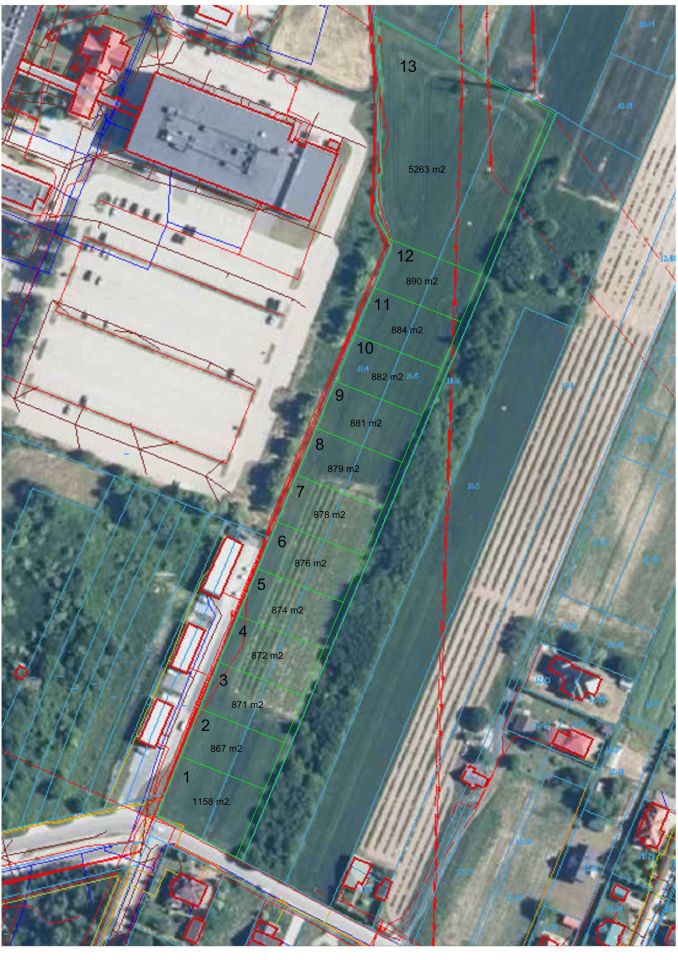 Działka budowlana Kalinowice. Zdjęcie 3