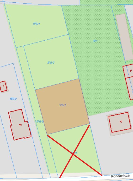 Działka budowlana Tarnobrzeg Miechocin, ul. Robotnicza