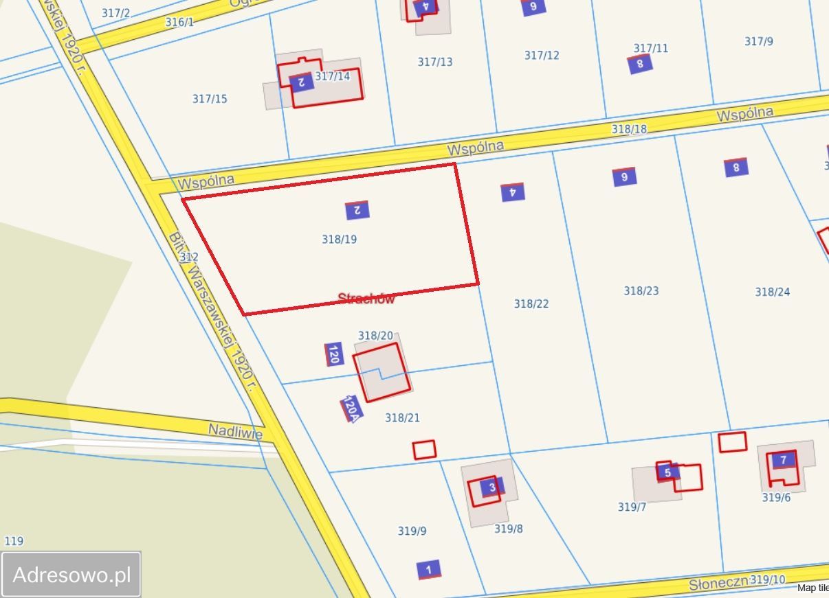 Działka budowlana Strachów, ul. Wspólna. Zdjęcie 3