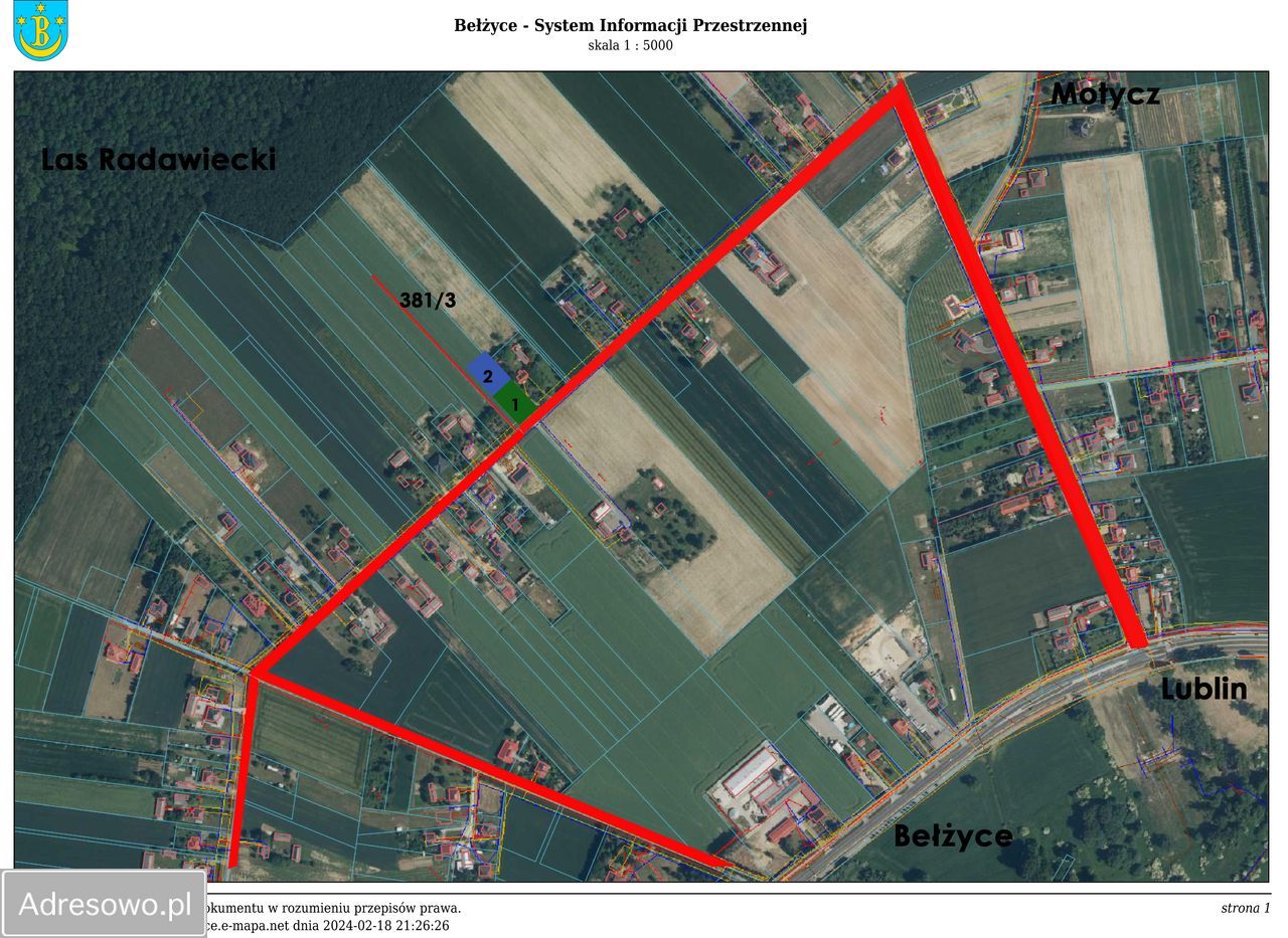 Działka budowlana Radawiec Duży. Zdjęcie 3