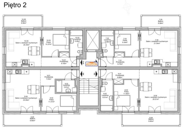 Mieszkanie 2-pokojowe Kraków Prokocim, ul. Bieżanowska. Zdjęcie 11