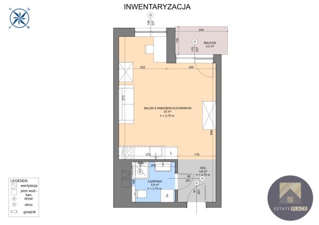 Mieszkanie 1-pokojowe Warszawa Mokotów, ul. Wołoska. Zdjęcie 14