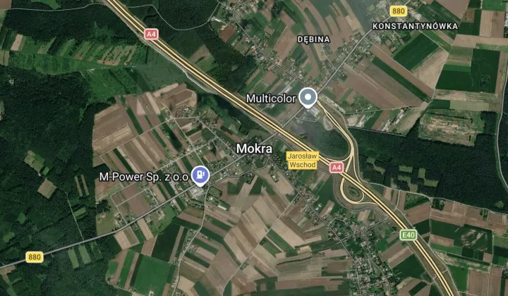 Działka rolno-budowlana Mokra