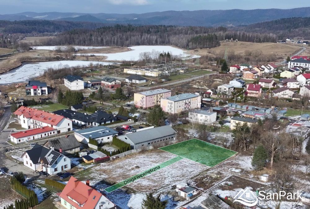 Działka budowlana Lesko Posada Leska, ul. Stawowa. Zdjęcie 2